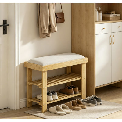 Bamboo Storage Bench