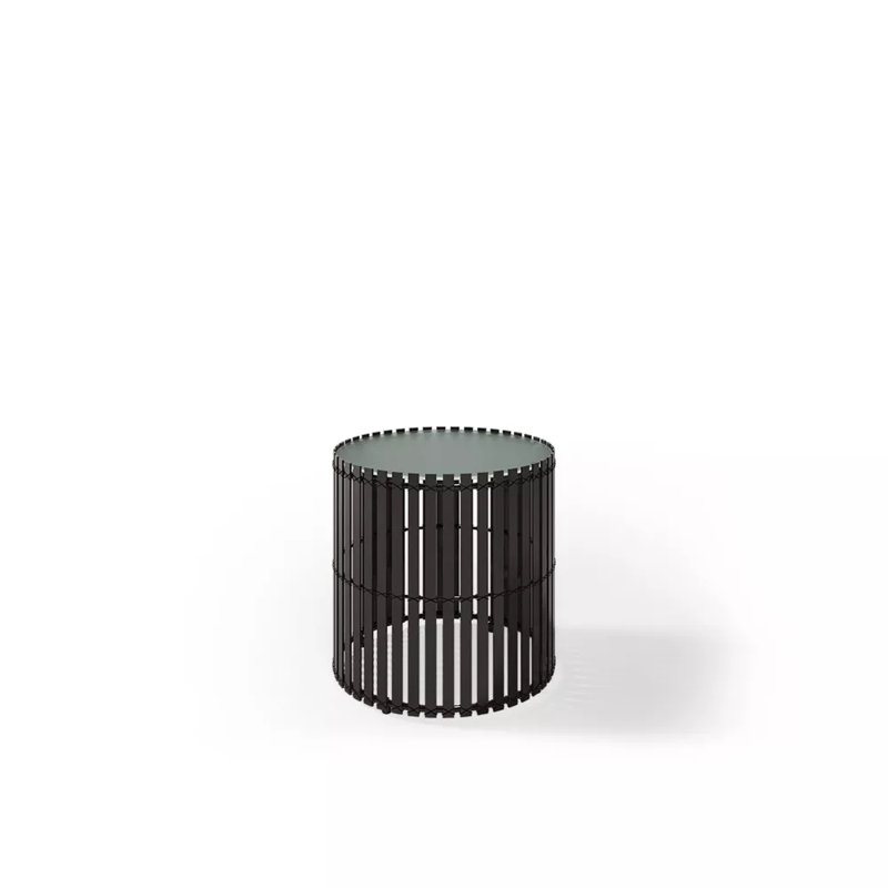 Lolah Outdoor Side Table, Brown