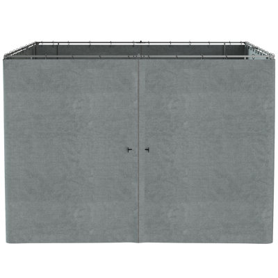 Outsunny Grey Polyester Screen for Gazebo