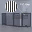 Barrière d'intérieur pliable pour chien avec porte coulissante 31,5 po Trixie-1125477482