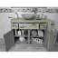 Nya 1000mm Single Bathroom Vanity with Vessel Ceramic Basin-16301823