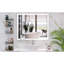 Miroir de salle de bain à DEL 30 po x 36 po à fixation murale, matériau brouillard, rouille, conception moderne imperméable, intensité réglable, chic