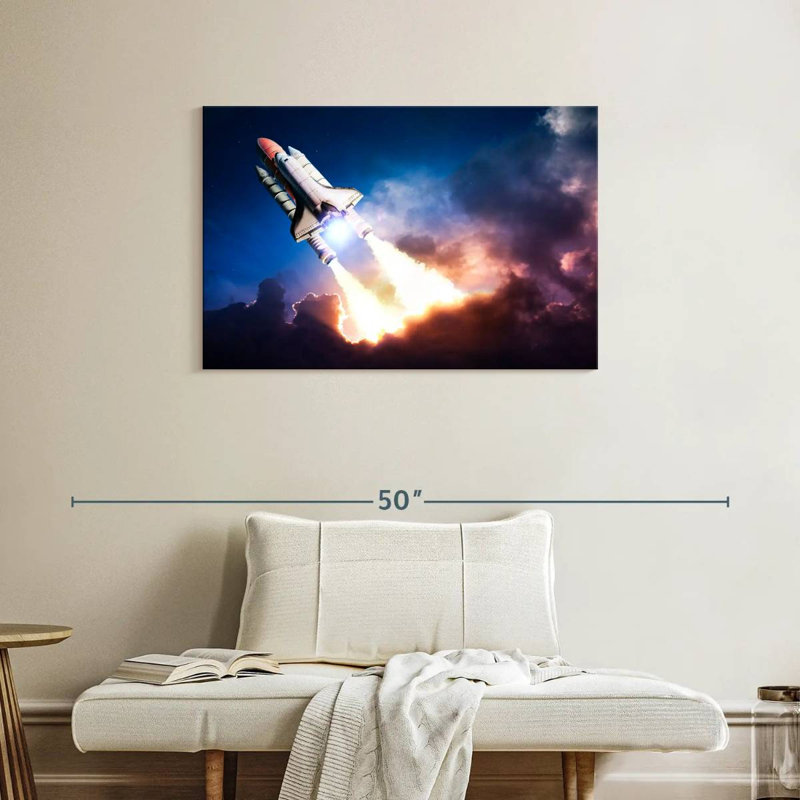 Oberle Mission To Space, 24" H x 36" W