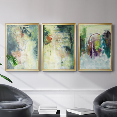 " Nature's Elements I " 3 - Pieces Painting Print