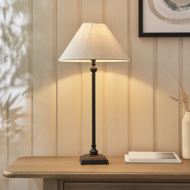 Metal Table Lamp, Black