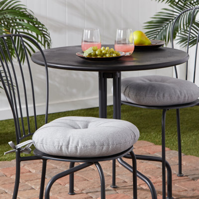 Coussin de chaise de salle à manger d'extérieur rond 15 po Ballera