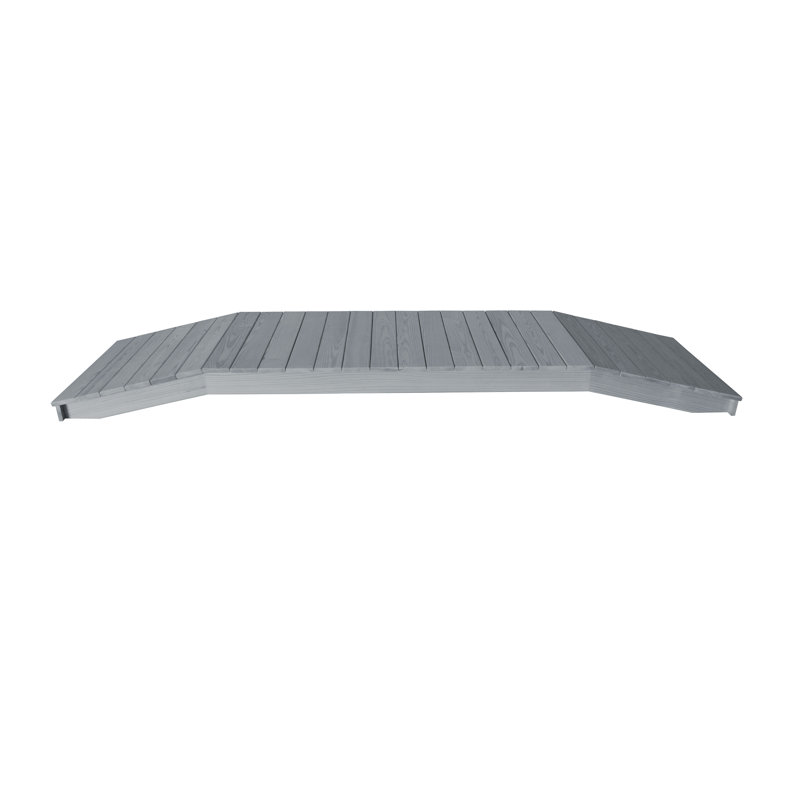 Pressure Treated Plank Bridge, Grey