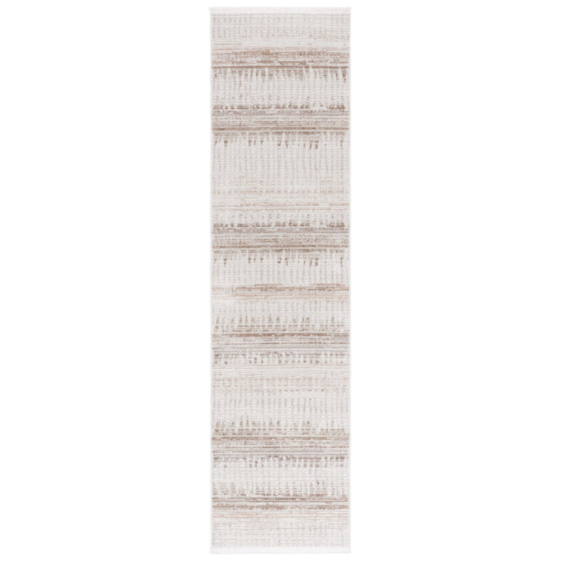 Tapis abstrait Candelario Performance, Tapis de couloir 2 pi 2 po x 8 pi