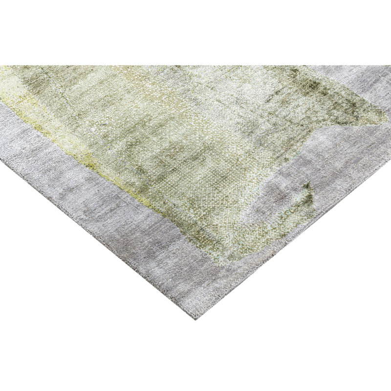 Hand Knotted Area Rug in Multi, Rectangle 5' x 8'