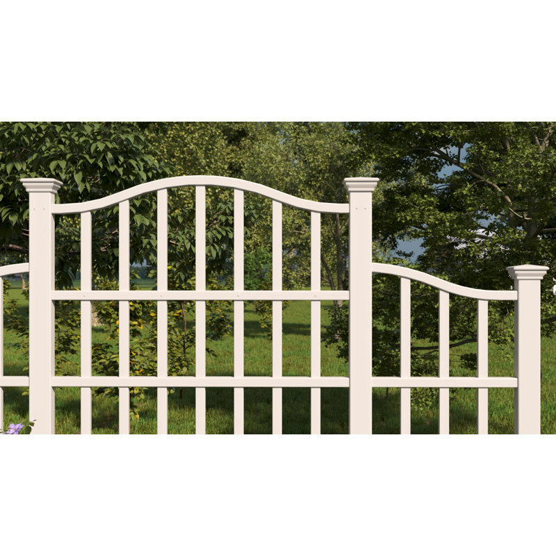 94.9'' H x 106.9'' W Vinyl Lattice Panel Trellis