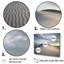 «Black and White Dunes Photo III - Coastal Beach», ensemble d'art mural-107734446-107734441