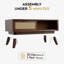 Table basse Ailia - chocolat foncé-1037069823