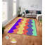 Tapis luxueux en velours 4,6 x 7,2 pieds | 100% polyester, 740 g / m² | Revers en feutre antidérapant, lavable à la machine | Imprimé numérique, facile à nettoyer, parfait pour le salon et la chambre à coucher-1463259097