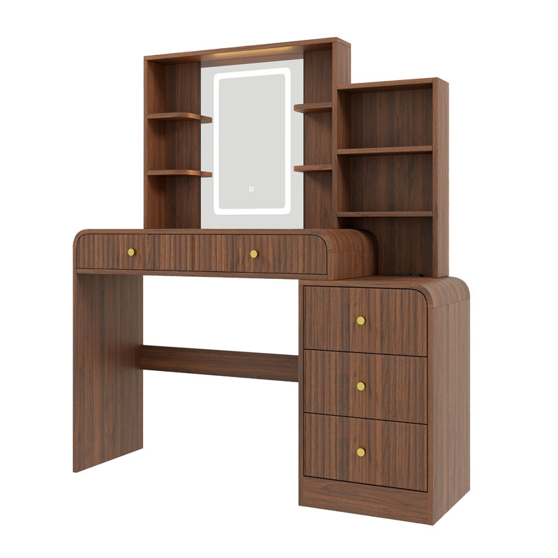 Meuble-lavabo espacé 47,4 po, Espresso