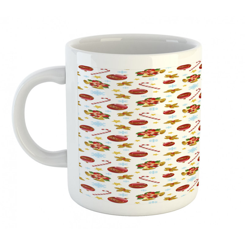 Grande tasse à café xmas yuletide