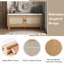 Banc de rangement en rotin avec rangement Boho-1503987382