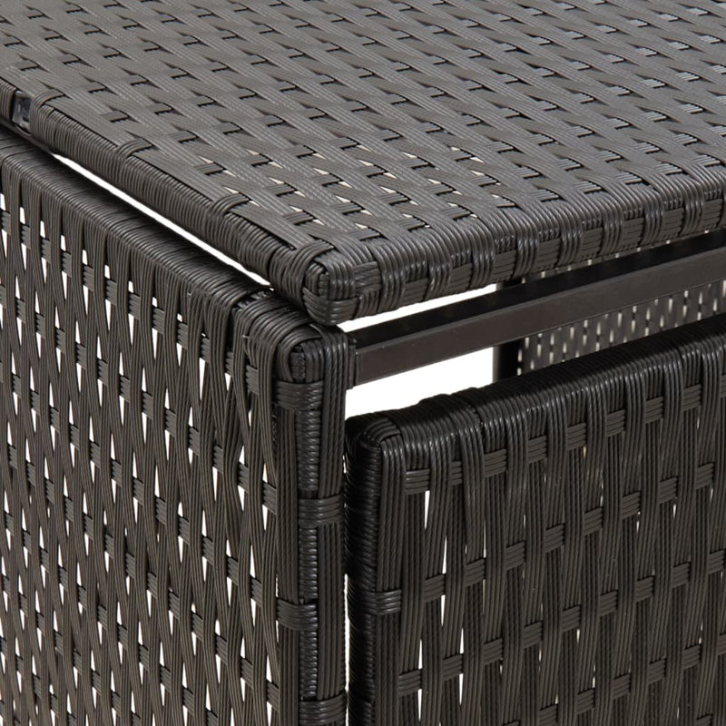 Kirsta Double Bin Store, Black