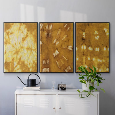 " Turmeric Sunrise I " 3 - Pieces