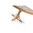 Cloutier Modern Coffee Table, 100% Solid Oak Wood with 0.15 in. Tempered Glass Top, 31.5 x 18.5 x 31.5 inches | Elegant Design, Easy Assembly | Ideal for Living Room & Contemporary Décor, Oak Finish-123122372