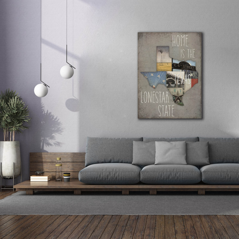 «Epa Graffiti» «InstaStates III Dark» par Jess Aiken, art mural sur toile, H 54 po x l 40 po