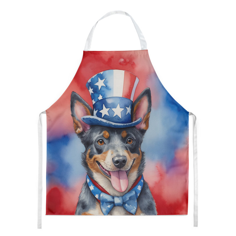 Patriotic American Apron, Australian Cattle Dog