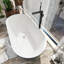 59" x 28"  Freestanding  Acrylic Soaking Bathtub with Centre Drain-97895997