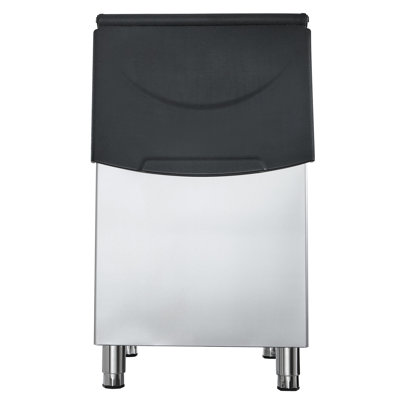 Bac à glaçons, bac à glaçons d'une capacité de 250 lb, bacs à glaçons en acier inoxydable avec filtre et pieds en caoutchouc antidérapants réglables, convient aux restaurants et aux brasseries