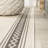 Clap Back Classic Diamond Border Cream/Black Indoor/Outdoor Rug-69807151