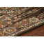 Tapis oriental rouge, brun, noir, vert, bleu, ivoire, beige et jaune Doniesha touffeté à la main-25123577
