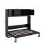 Grand lit escamotable avec armoires de rangement-1869629254