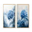 Hortensias dans un jardin brumeux I - Collection de 2 panneaux de toiles florales-935576005-935576004