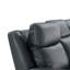 Canapé inclinable électrique en cuir véritable 88,6 po avec port USB-117030401