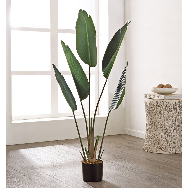 Arbre de 48 po artificiel en pot noir 48 po