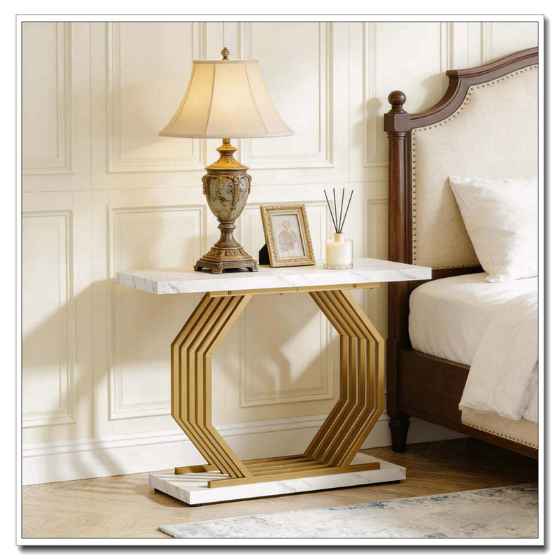 Console, canapé, table d'appoint, table de vestibule
