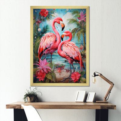 Flamingo Tropical Territories - Flamingo Framed Prints