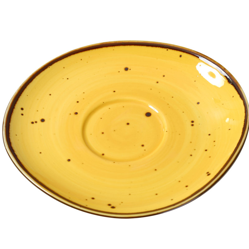 Soucoupe 6,5 po Lyon, Jaune