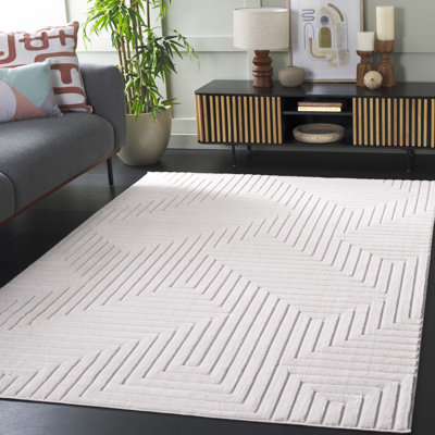 Tapis de couleur unie Stanny Performance