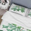 Vintage Green Leaves Plants II - Ensemble de housse de couette traditionnel - Microfibre de polyester-66391624