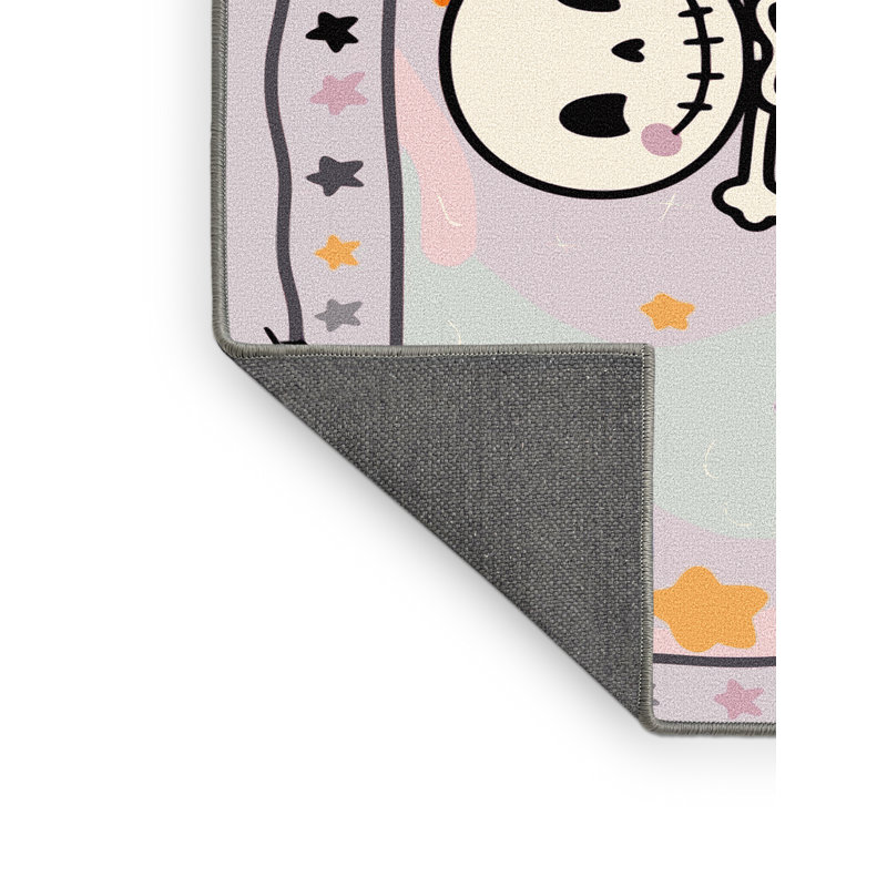 Tapis de vacances d'Halloween The Holiday Aisle®, Rectangulaire 2 pi x 3 pi