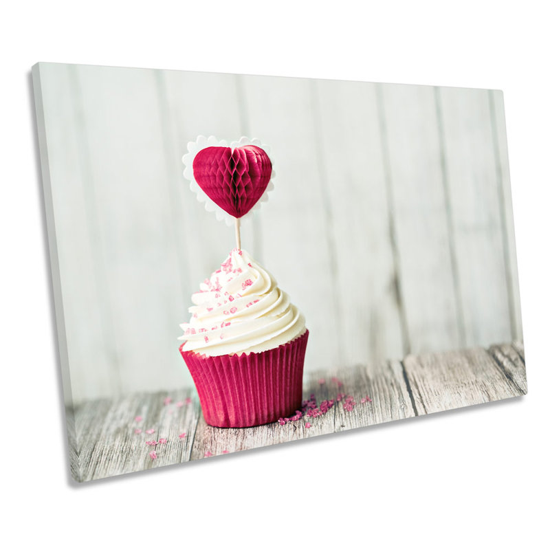 Cup Cake Kitchen - Wrapped Canvas Print, 30.5cm H x 45.7cm W x 2cm D