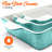 NutriChef 3 Piece Non-Stick Ceramic Bakeware Set