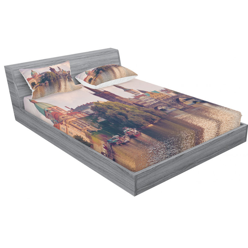 Microfiber Sheet Set, Full Sheet Set with Fitted Sheet