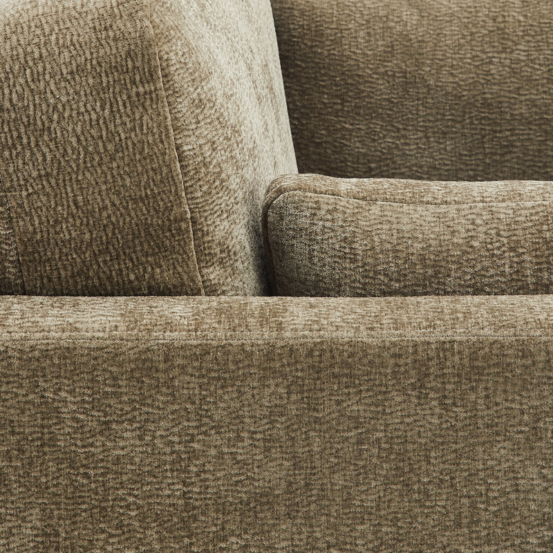Chaise moderne avec accoudoirs, Vert