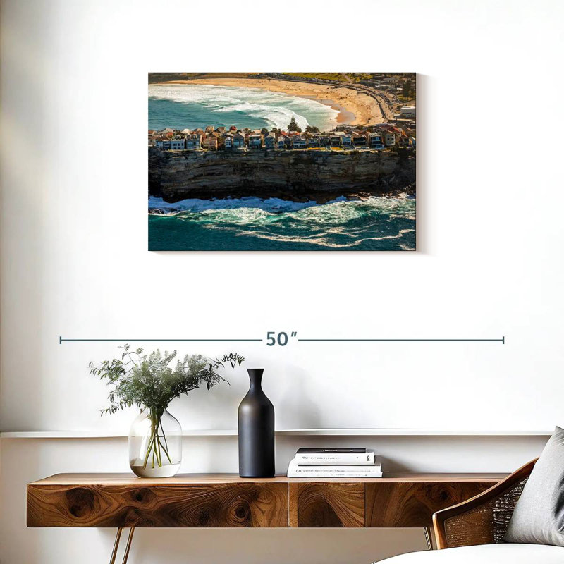 Scène de falaise Bondi Aydelis, H 20 po x l 30 po