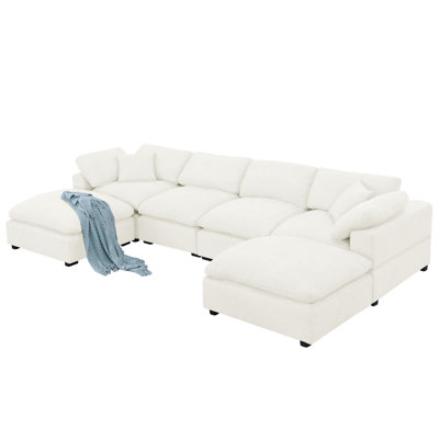 Wilroy 6-Piece Reversible U-Shaped Sectional 