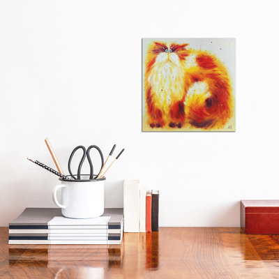 Ginger Tom by Kim Haskins - Wrapped Canvas Print