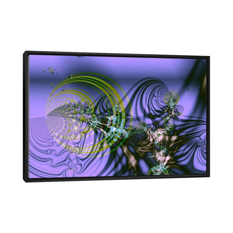 Impression numérique sur toile, H 18 po x l 26 po x P 1,5 po, Toile avec cadre noir, Pas de tapis