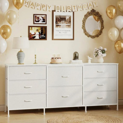 160cm W 8 - Drawer Chest of Drawers