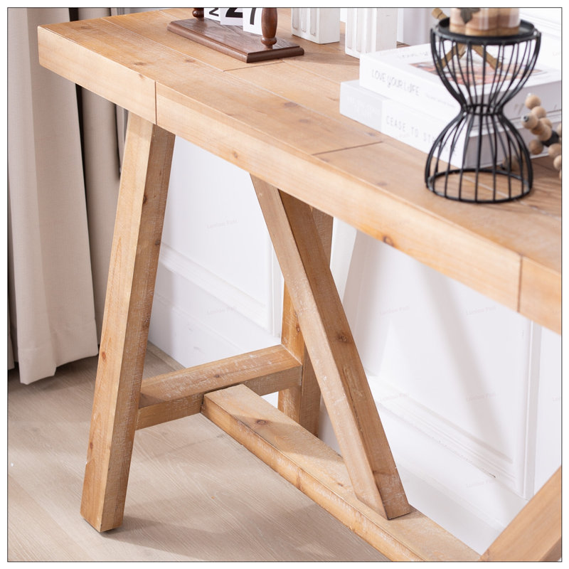 Console en bois de style campagnard Farmhouse