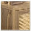 Buffet avec portes en rotin